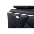 thumbnail image 5 of Titan Furnishings Modern Genuine Italian Leather Sofa and Loveseat in Black, 5 of 14