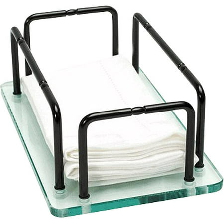 guest towel holder bronze