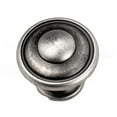 thumbnail image 1 of 1.13 in. Button Top Knob - Antique Pewter, 1 of 1