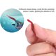 thumbnail image 3 of Se?Uelos de Pesca, 4cm Insectos Blandos Lombriz de Tierra Cebo del Mar Gusano de Sangre Se?Uelos Ceb er Especie de Agua(100pcs / Pack) se?uelo de pesca Spptty Suministros de pesca, 3 of 6