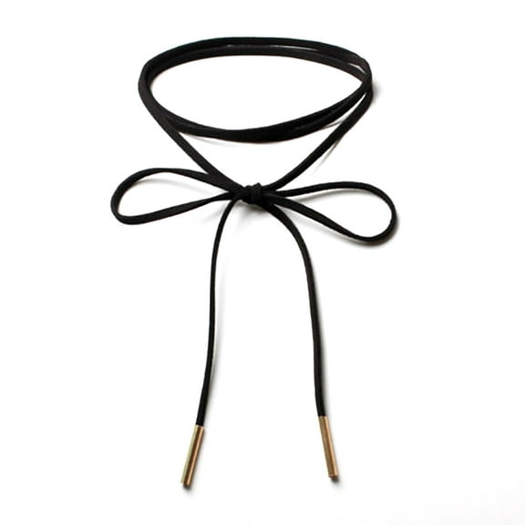 Women Choker Black Velvet Collar, Adjustable Length Velvet Classic Gothic Lace Choker Necklaces Fashion - #4