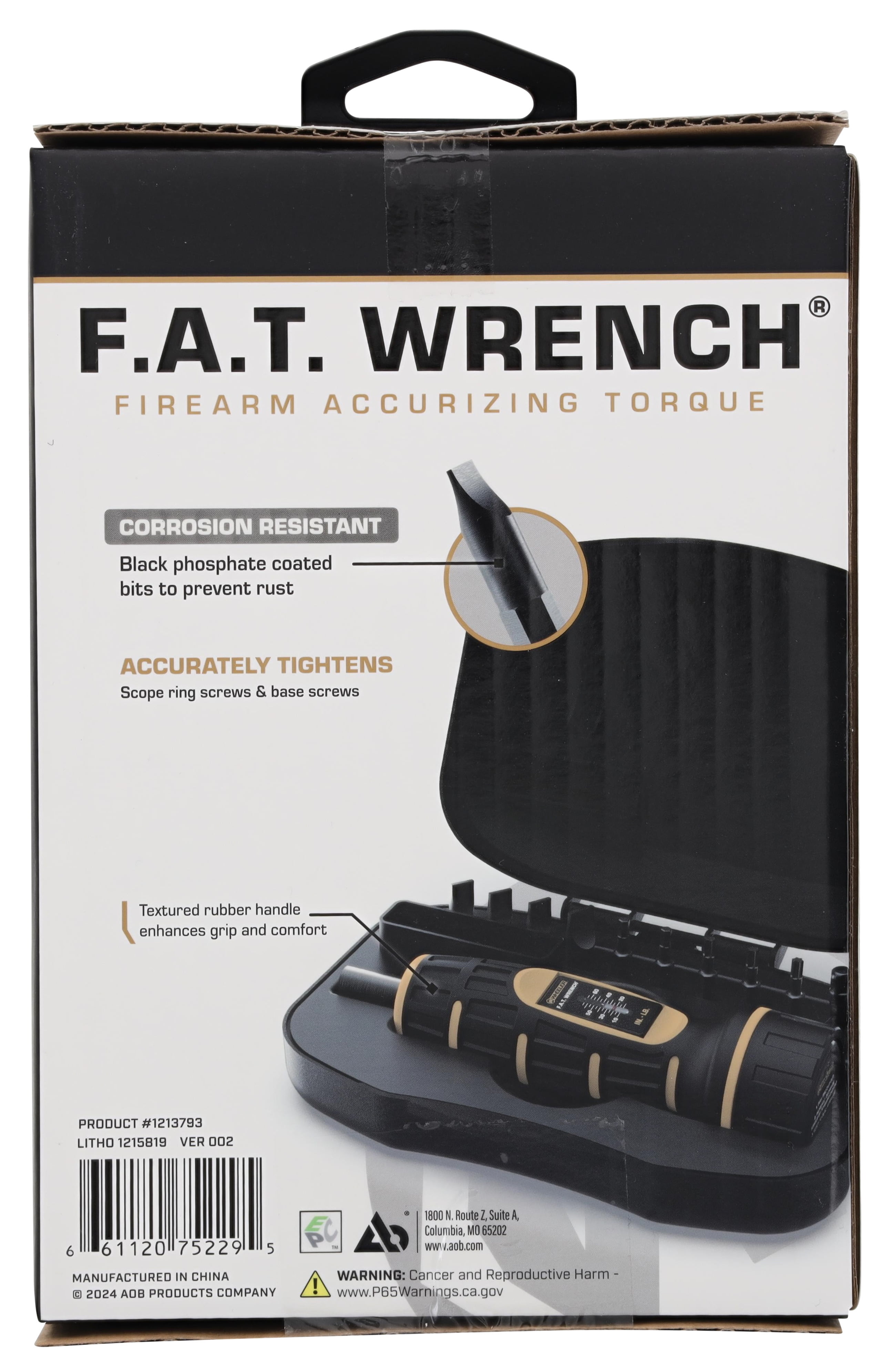 Wheeler F.A.T. Wrench.  Manual Firearms Accurizing Torque Wrench with inch/pound Measurements.