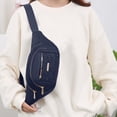 thumbnail image 5 of Bolso bandolera antirrobo para hombre y mujer | Mochila cruzada ligera e impermeable de 20 x 14 x 4 cm | Bolso bandolera de gran capacidad para viajes, ciclismo y actividades al aire libre, 5 of 5