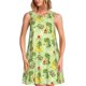 thumbnail image 1 of Easygdp Cute Dinosaurs Cartoon para Vestido Transpirable de Mujer, Vestido Suelto de Manga Corta con Pliegues y Bolsillos para el Verano, 1 of 7