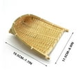 thumbnail image 2 of GFHFHITJ Rattan Bread Basket, Round Fruit Baskets, Wicker Storage Bowls, Natural Woven Serving Basket Bowls, Decorative Baskets For Kitchen Counter Organizing., 2 of 5