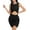 Black, variant on Aiyino Women's 2024 Summer Sleeveless Tank Dresses Cut Out Twist Bodycon Wrap Party Evening Mini Dress