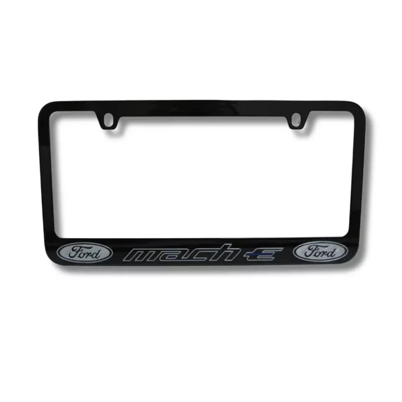 Ford Mustang Mach E Engraved Black License Plate Frame Official Licensed