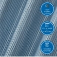 thumbnail image 5 of (2 pack) Mainstays 4 Piece Wave Jacquard Curtain Panel Set, Blue, 27.5" W x 63" L, 5 of 6