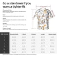 thumbnail image 6 of Colored Rainbow Mens Hawaiian Shirt Short Sleeve Casual Button Up Tropical Summer Beach Shirt, 6 of 9
