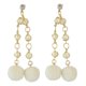 thumbnail image 5 of mujeres per pendientes de gota joyería de moda Sunnimix Pendientes de botón borla, 5 of 7