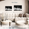 thumbnail image 4 of Elephant Stock Austin Skyline Bw Wall Art - Horizontal Canvas Wall Art - Living Room Wall Decor - City Canvas - Black And White Decor - 36" x 24", 4 of 8