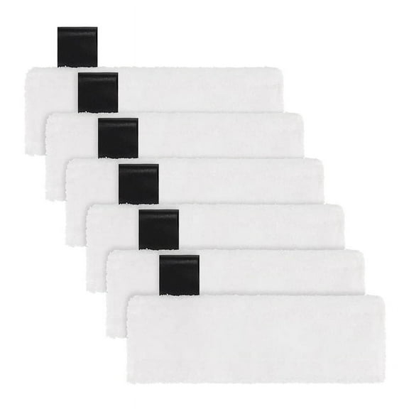 6 Pack Microfiber Mop Cloths Compatible with EasyFix SC2, SC3, SC4, SC5 Steam Cleaners
