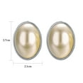thumbnail image 2 of Yoursfs Faux Pearl Clip On Earrings for Women Non Pierced Large Pearl Earrings  Gold Plated Earrings Jewelry, 2 of 6