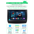 thumbnail image 3 of 8 Core 4+64GB Android 14 Car Radio Stereo for Toyota Prius 2004-2009, 9" Wireless CarPlay Android Auto GPS Navi Wi-Fi Bluetooth 4G LTE SWC DSP FM RDS, 3 of 14