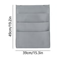 thumbnail image 4 of Amzcrzy 3-Pocket Hanging Wall File Organizer, Expanding Wall Mounted File Folder Multi-Layer Folder Organizer Office File Storage Bag Foldable File Organizer Washable File Bags for Letter/ A4 Paper, 4 of 7