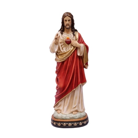 39 in Sacred Heart of Jesus Statue Religious Decor Indoor/Outdoor
