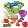 Learning Resources New Sprouts Healthy Lunch - 15 Pieces, Boys and Girls Ages 18+ months Toddler Pretend Play Food Set, Pretend Picnic, Play Lunch Food for Kids
