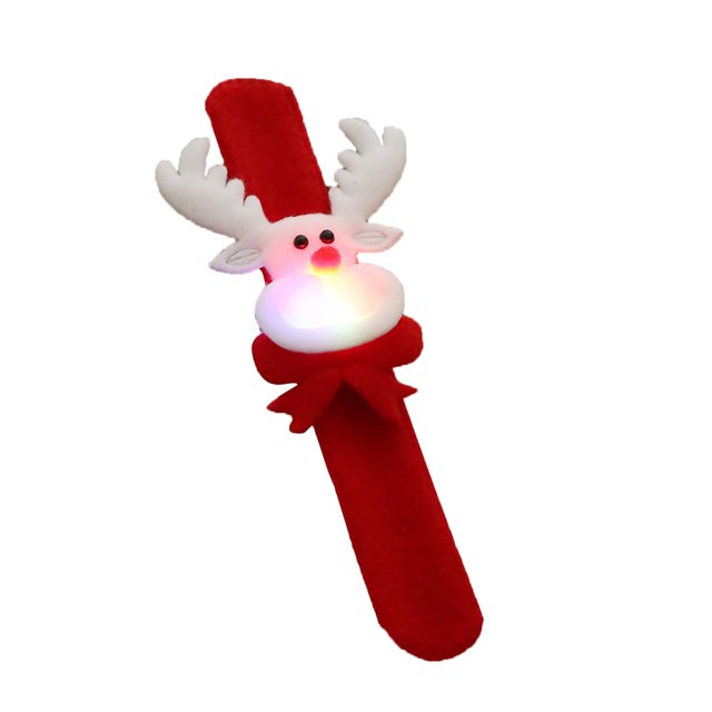 Binwennn Event Dress plus Size Christmas Accessories Children's With Lights Children's Christmas Clapping Rings Clapping Bracelets