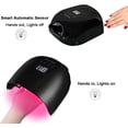 thumbnail image 3 of UV Light for Nails,UV LED Nail Lamp, Nail Dryer 86 W Professional Nail UV Light for Gel Polish with Adapter Gel Nails, 3 of 5