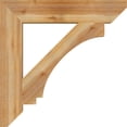 thumbnail image 3 of Ekena Millwork 6"W x 34"D x 34"H Imperial Slat Rough Sawn Bracket, Western Red Cedar, 3 of 4