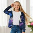thumbnail image 5 of Forchrinse Horse Zip up Hoodies for Girls 14-16 Butterfly Full-Zip Hooded Sweatshirt Flower Long Sleeve Hoodie Jacket Casual Outerwear with Pocket, 5 of 7