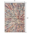 thumbnail image 2 of 7â€™ x 10â€™ Cream Celestial Burst Abstract Area Rug, 2 of 7