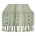 thumbnail image 1 of Design Imports CAMZ13796 DII Artichoke Green Braided Stripe Table Runner 15x72, 1 of 4