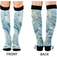 thumbnail image 2 of Coolnut Marble Compression Socks for Men & Women 1 Pack, Knee High Stockings for Running, Sport, Hiking & Travel, 2 of 6