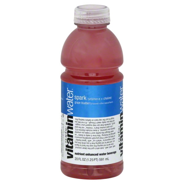 Vitamin Water Spark Grape Blueberry Water Beverage, 20 Fl. Oz