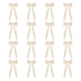 thumbnail image 2 of 16pcs Velvet Christmas Bow with Metallic Ribbon – Hanging Bow for Tree, Wreath, Gift Wrapping and Xmas Decoration, 5.1 x 10.2 Inch, 2 of 6