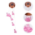 thumbnail image 2 of Miangastore 1pc Solar Cat Wind Bell Lamp Wind Chime Light Chinese Ornament Door Decor, 2 of 8