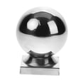 thumbnail image 6 of Hemoton Flagpole Topper Finial Flag Pole Ball Topper Ornament Stainless Steel Round Handrail End Caps Staircase Steps Hand Rail End Cover Handrail Fittings Silver 60mm, 6 of 8