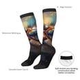 thumbnail image 4 of Naloa Cool Cat With Sunglasses Knee Socks, High Socks Long Stretchy Sock Women Knee High Stocking, Long Socks for Women, 4 of 6