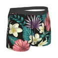 thumbnail image 3 of Disketp Green Tropical Leaves Men'S Boxer Briefs,Soft And Breathable Cotton Underwear With Comfortflex Waistband, 3 of 8