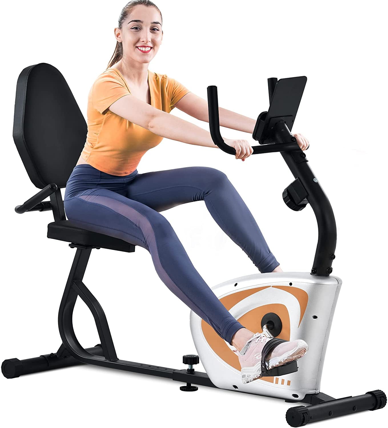 Recumbent Exercise Bike 8 Levels Sport Center Gym Fitness Full Body Monitor New 
