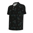 thumbnail image 2 of Balery Game Time Printed Men’s Short Sleeve Polo Shirt, Midweight Men's Shirt,Golf Polo shirts -, 2 of 9