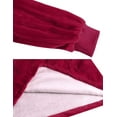 thumbnail image 3 of Manta de sudadera con capucha de gran tamaño con bolsillo frontal con capucha gigante para adultos, hombres, mujeres, adolescentes, rojo Jormftte HFP-0069-2, 3 of 5