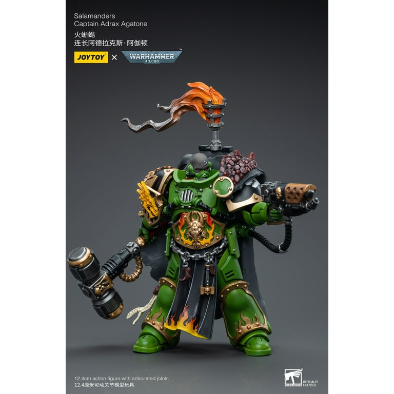 JoyToy - Warhammer 40K - Salamanders: Captain Adrax Agatone 1/18