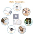 thumbnail image 2 of Buscador de llaves inteligente, localizador de rastreador WiFi Bluetooth, billetera, llave de teléfono, recordatorio de alarma bidireccional antipérdida, 2 of 8