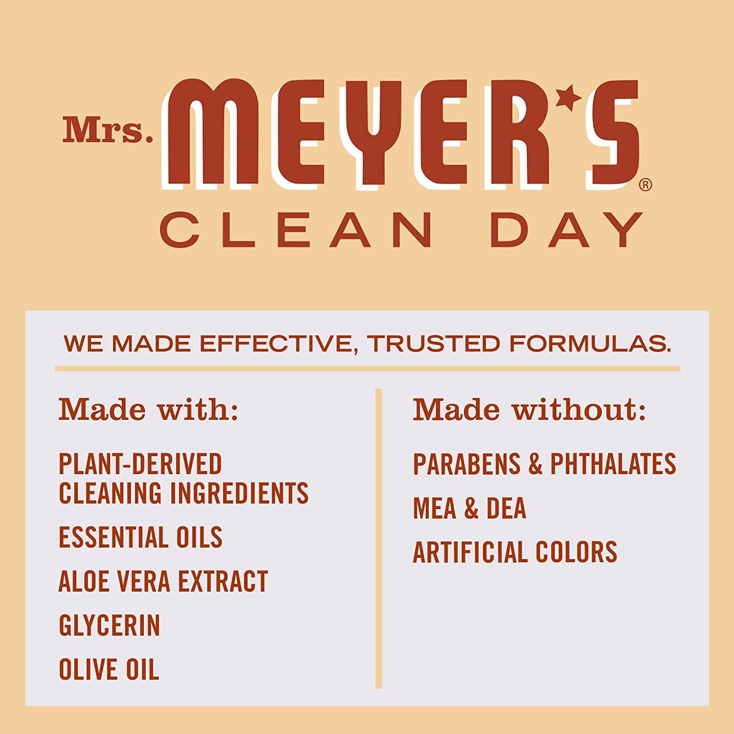 Mrs. Meyer's Liquid Hand Soap Refill, Oat Blossom, 33 Fl Oz (Pack of 3)
