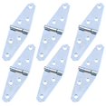 thumbnail image 2 of Geesatis 6 Pcs Strap Hinges Heavy Duty Hinge 2 inch Cabinet Latch Door Hinge, with Mounting Screws, 2 of 4
