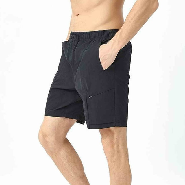 Ceisia Men's Elastic Waist Running Shorts, Quick Dry Breathable for Fitness & Gift Sports Activities