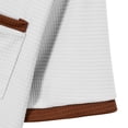 thumbnail image 5 of Men's Waffle Knit Henley T-Shirt Notch V Neck Short Sleeve Casual Summer Beach Top Color Block Breathable Shirt Regular Fit Lightweight Fashion Tee with Pocket, 5 of 9