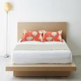 thumbnail image 6 of Yayeee Pillowcase Standard Size Set of 2 Satin Wrinkle Resistant Pillow Case, Beige Christmas Ornaments Pattern, 6 of 8
