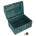 thumbnail image 6 of Vintage Wooden Boxes With Lock, Decorative Wooden Storage Box Treasure Jewelry Chest, Decorative Large Wood Box with Lid Wood Box Chest Case Holder Organizer for Jewelry Storage, 6 of 9