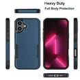 thumbnail image 2 of For iPhone 17 5G 2025 Case ,Sturdy Phone Case for Apple 17 6.3 inch ,Tiflook Shockproof Protection Heavy Duty Armor Hard Plastic & Rubber Rugged Bumper 2-in-1 Case Cover ( Blue ), 2 of 6