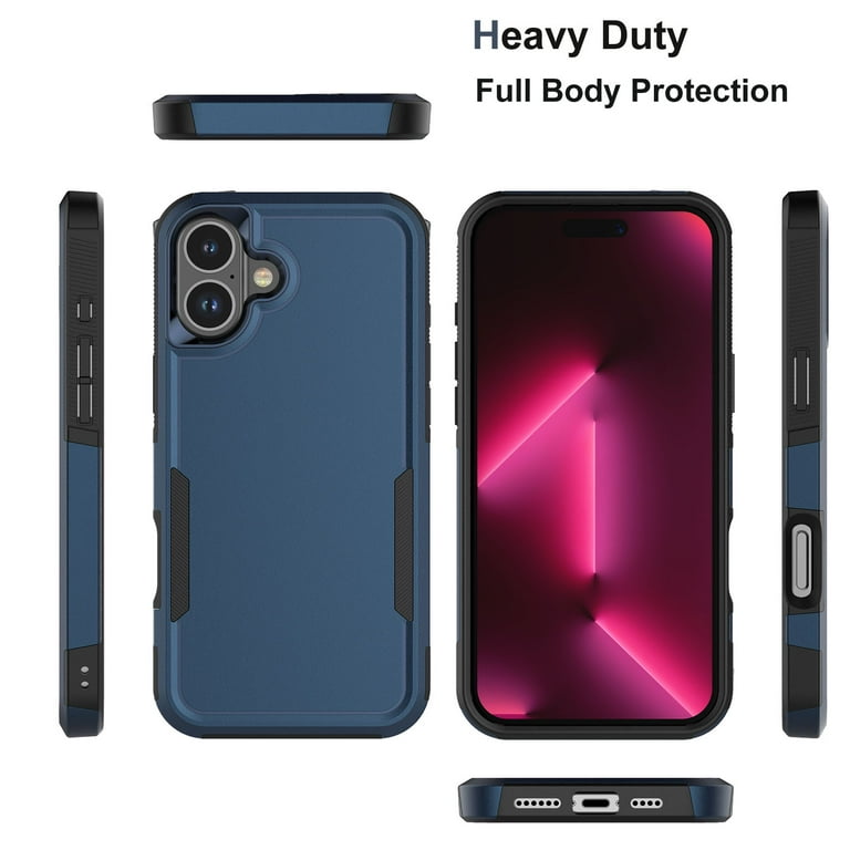 for iPhone 16,16 Pro,16 Plus,16 Pro Max Case,Heavy Duty for iPhone 16,16 Pro,16 Plus,16 Pro Max Case,Heavy Duty
