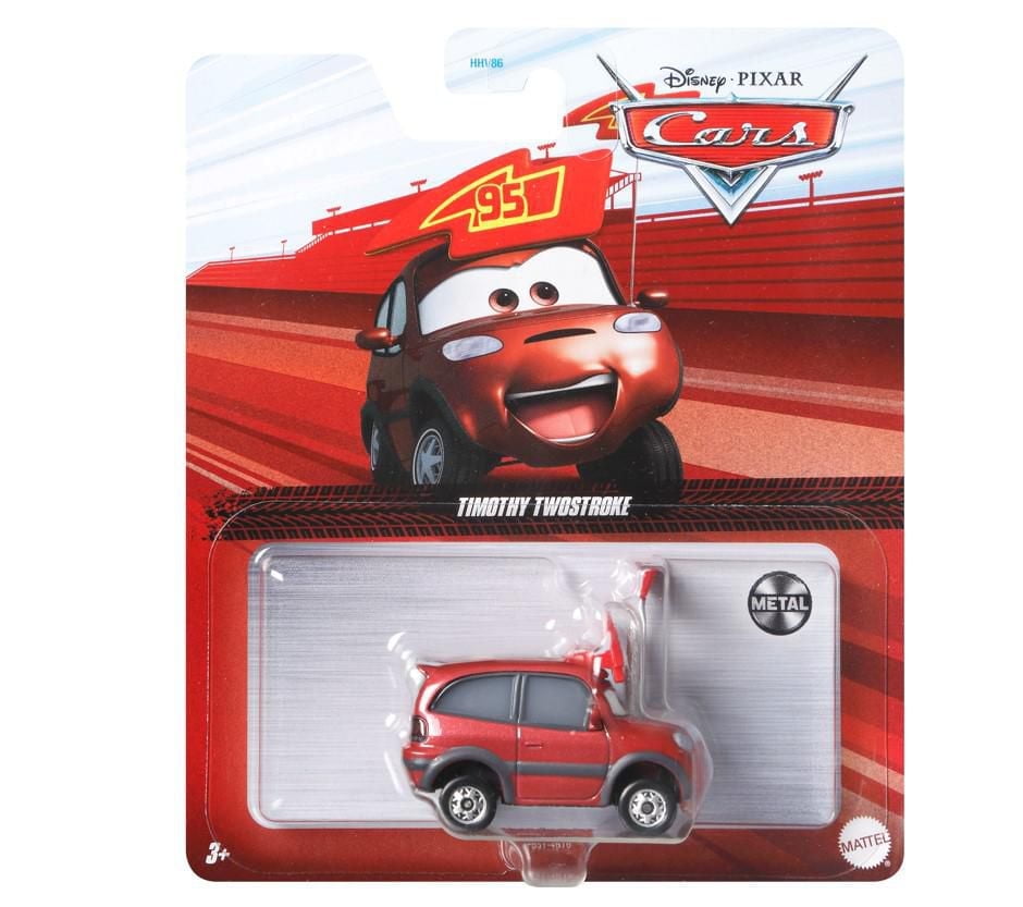Disney and Pixar Cars Die-Cast Singles Timothy Twostroke,1:55 scale Fan Favorite Vehicle