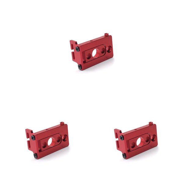 Bewildely Sustitución de la abrazadera resistente al desgaste del asiento de fijación del motor para Q9 1/28 rojo Type1 NO1 Bewildely CBP203150