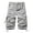 White, variant on Capri Pants for Men Casual Button Zipper 3/4 Cargo Pants Baggy Multi Pockets Drawstring Outdoors Sports Hiking Below Knee Shorts